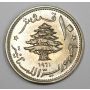 1961 Lebanon 10 Piastres  MS65