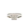 14 Karat White Gold Engagement Style Diamond Ring 0.50 Carat