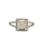 14 Karat White Gold Ladies Diamond Ring 0.80 Carats 