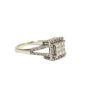 14 Karat White Gold Ladies Diamond Ring 0.80 Carats 