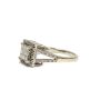 14 Karat White Gold Ladies Diamond Ring 0.80 Carats 