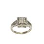 14 Karat White Gold Ladies Diamond Ring 0.80 Carats 