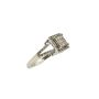 14 Karat White Gold Ladies Diamond Ring 0.80 Carats 