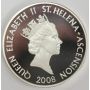 2008 St Helena & Ascension £5 coin .925 silver RAF MOSQUITO 