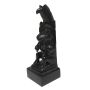 Argillite Eagle & Bear totem pole Titus Campbell c1941 