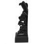 Argillite Eagle & Bear totem pole Titus Campbell c1941 