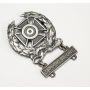 Tank marksmanship U.S. military sterling silver badge 