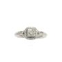 10 Karat White Gold Ladies 0.39 Carat Diamond Ring