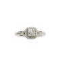 10 Karat White Gold Ladies 0.39 Carat Diamond Ring