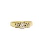 CAVELTI 18K gold and platinum 0.40ct tcw Diamond ring 