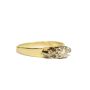 CAVELTI 18K gold and platinum 0.40ct tcw Diamond ring 