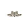 0.92ct Princess & Demi Luna cut Diamonds Ring 