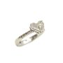 0.92ct Princess & Demi Luna cut Diamonds Ring 