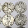 20x Walking Liberty Half Dollars 5x1917 17do 6x18 18d 2x20 20d 2x20s 2x23s  