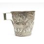 Greece .900 Silver cup Vapheio model Oxen/Bulls Man & Trees 