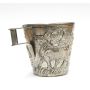 Greece .900 Silver cup Vapheio model Oxen/Bulls Man & Trees 