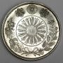 Japan 1871 20 Sen M4 complete Sen Y3 AU58