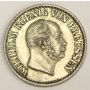 1871c Germany Prussia 1 Groschen silver coin EF45