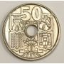 1949 Spain 50 Centimos Choice Uncirculated MS63