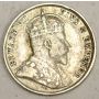 1902 Straits Settlements 5 Cents silver coin VF25