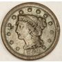 1852 Braided Hair Large Cent 1c a/VF