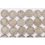 40x Buffalo Nickels 1936 PDS 40-coins G to VF+