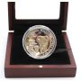 2015 1-oz 999 silver AFRICAN ELEPHANT High relief Cameo Proof