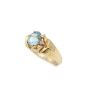 10 Karat Yellow Gold Ladies 1.00 Carat Blue Topaz Ring