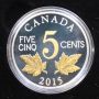 2015 Canada 5 cent Legacy of the Canadian Nickel - Pure Silver Coin Set