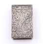 1884 Sterling silver matchbox holder 