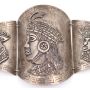 Industria Peruana large .900 silver bracelet Peru