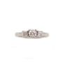 14 Karat White Gold Ladies 0.50 Carat Diamond Engagement Ring