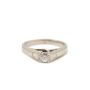 18 Karat White Gold Ladies 0.20 Carat Diamond Engagement Ring 