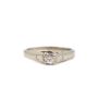 18 Karat White Gold Ladies 0.20 Carat Diamond Engagement Ring 