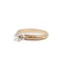 14 Karat Yellow Gold Ladies 0.18 Carat Solitaire Diamond Ring 