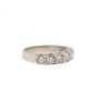 14 Karat White Gold Ladies 1.00 Carat Diamond Wedding Band Ring 