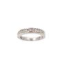 14 Karat White Gold Ladies 0.50 Carat Diamond Wedding Band Ring