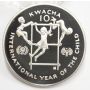 1980 Zambia 10 Kwacha silver coin Year of The Child Gem Cameo Proof