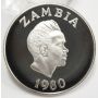 1980 Zambia 10 Kwacha silver coin Year of The Child Gem Cameo Proof