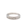 14 Karat White Gold Ladies 0.50 Carat Diamond Wedding Band Ring