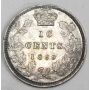 1899 Canada 10 Cents small 9s nice AU