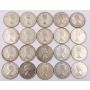 1954 Canada 50 Cents one roll of 20-coins contains 