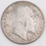 1907 India One Rupee silver coin a/EF