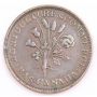 c1837 Lower Canada Un Sou token Agriculture & Commerce LC-27A1 a/EF 