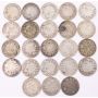 Canada 10 cents 1910 1911 3x1912 6x1913 1914 4x1915 7x1916 23-coins AG-VG