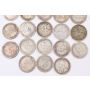 Canada 10 cents 1910 1911 3x1912 6x1913 1914 4x1915 7x1916 23-coins AG-VG