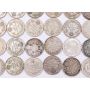 50x Canada 10 cents King George V 50-coins 12-dates VF & EF or better see list