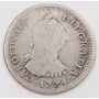 1774 Peru 1 Real silver coin Lima MJ KM#75 circulated