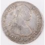 1795 Peru 2 Reales silver coin Lima IJ KM#95 a/EF