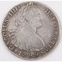 1799 Peru 8 Reales silver coin Lima IJ KM#97 a/EF